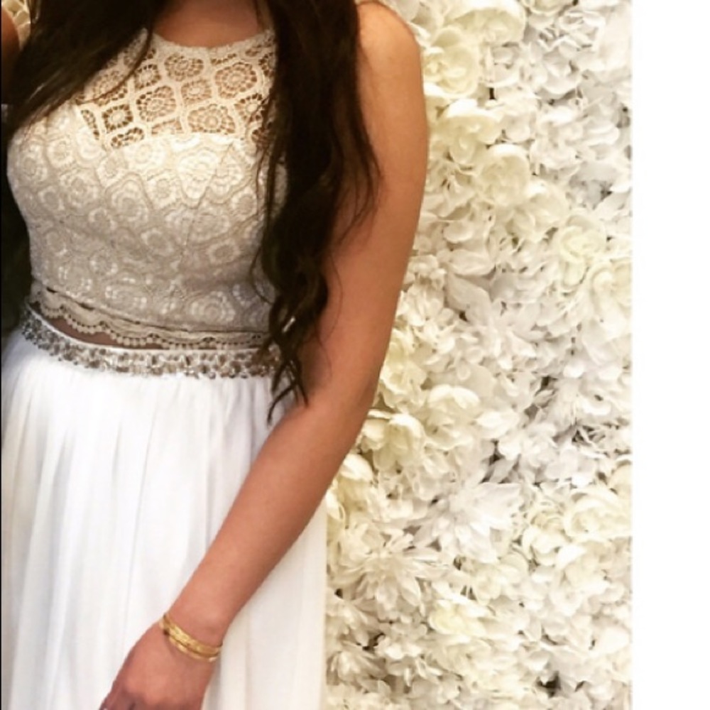 2 piece long skirt set